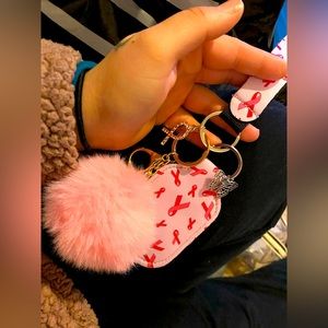 breast cancer awareness keychain